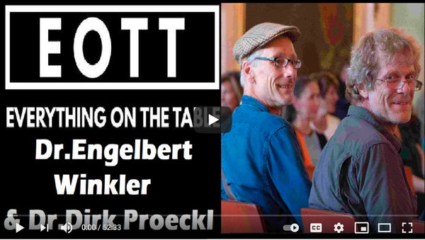 Everything on the Table with Jimmy James, featuring Dr. Dirk Proeckl and Dr. Engelbert Winkler