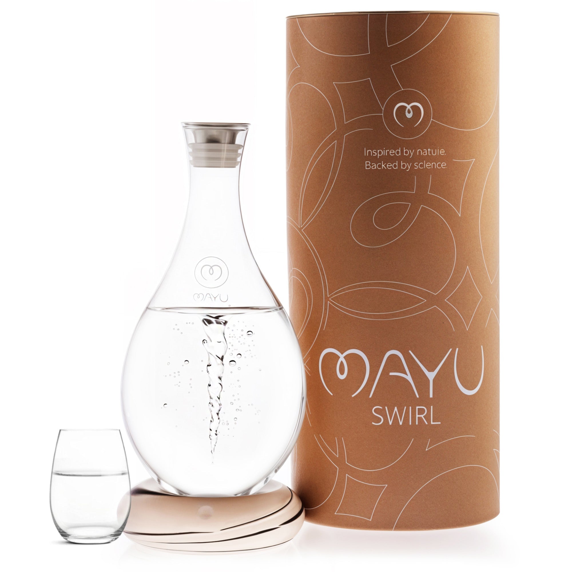 Mayu Swirl Carafe - Lucia light